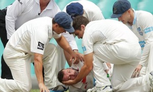 Phil Hughes Injury Pics