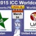 Pakistan vs United Arab Emirates
