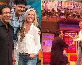 Wasim Akram Attended Indian TV Show and Proposed His Wife Shaniera