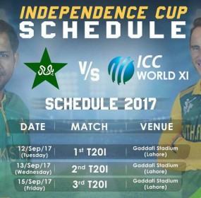 Pakistan v World XI 2nd T20 2017