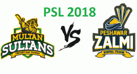 Peshawar Zalmi vs Multan Sultans