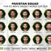 Pak Squad for ICC Cricket World Cup 2019